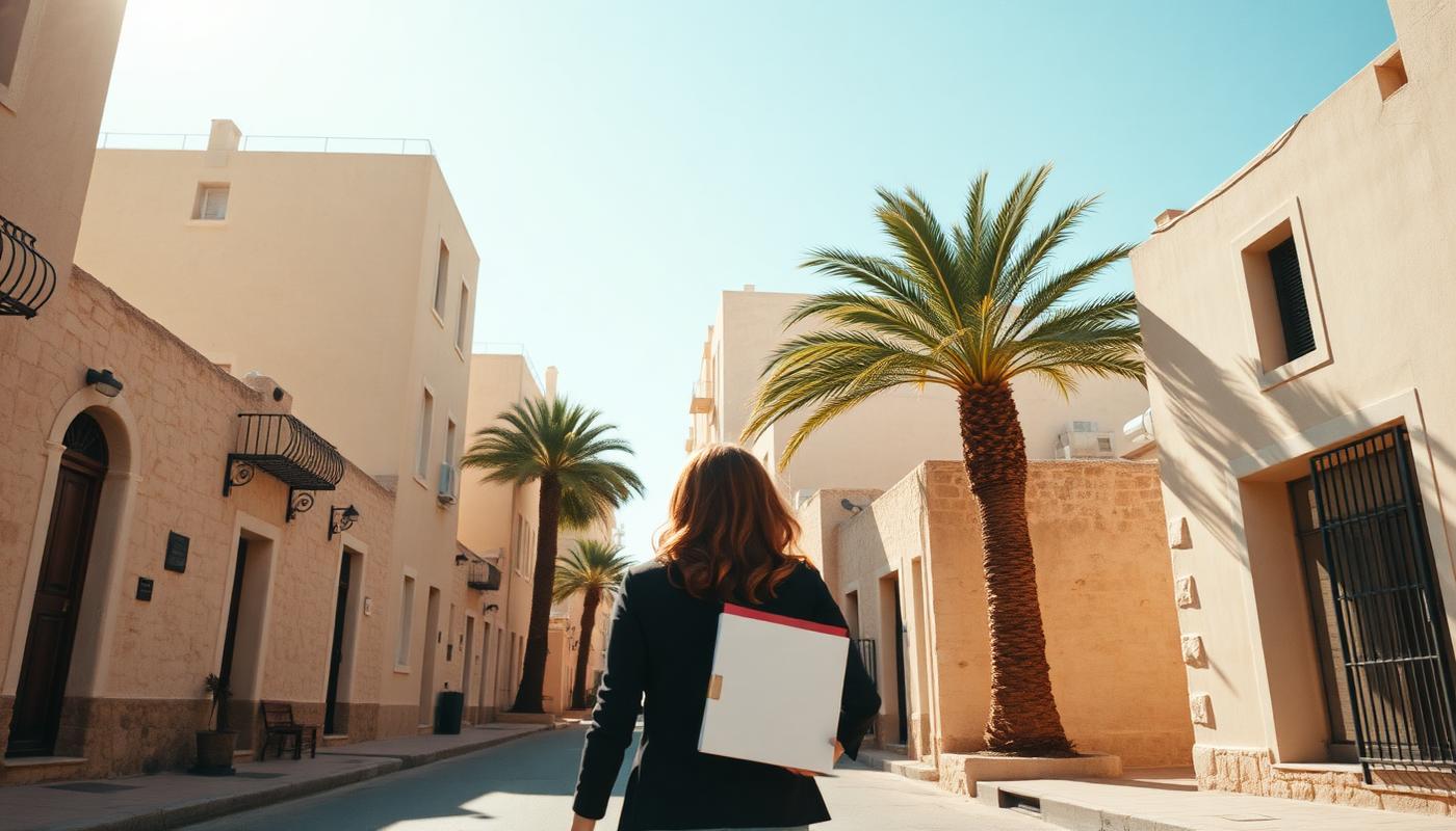Rue ensoleillée en Israël